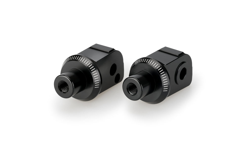HONDA FORZA 750 [2025] – Adapter Beifahrer Fußrasten- Gummipad – Schwarz
