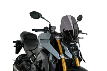 SUZUKI GSX-S 1000 [2024] - New Generation Touring Windshield | Kraftigt tonad | PUIG 20835F