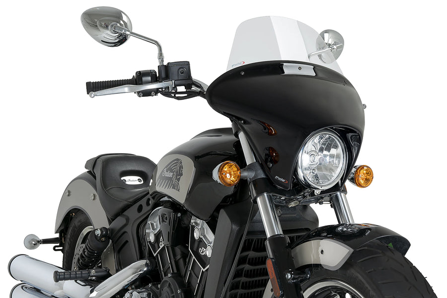 TRIUMPH BONNEVILLE T 120 BLACK [2025] - Touring Batwing SML | Rensa | PUIG 21072W