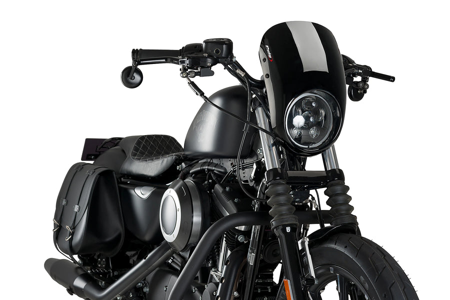 HARLEY-DAVIDSON SPORTSTER 883 IRON XL883N [2022] - Anarchy lampkåpa | Svart | PUIG 21083N