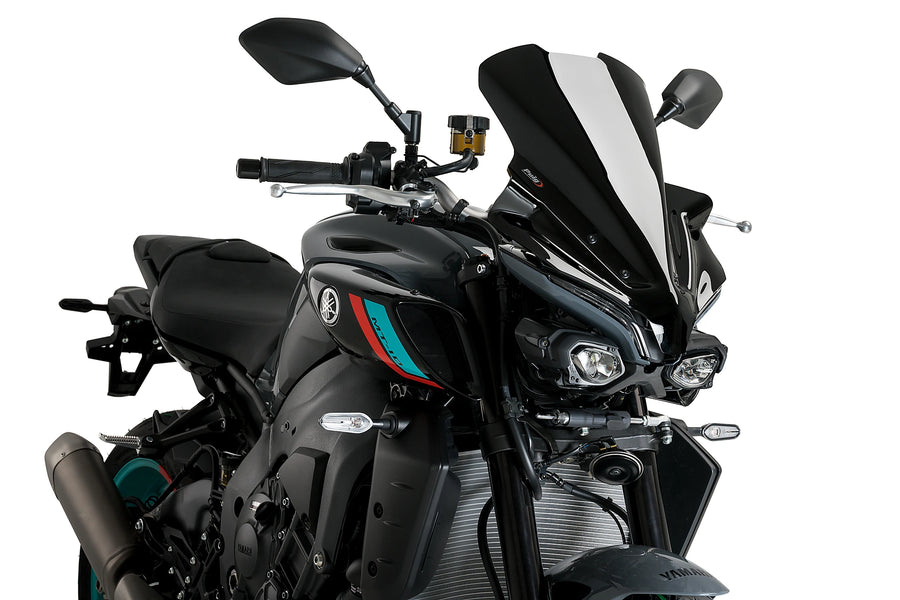 YAMAHA MT-10 SP [2025] - New Generation Touring Screen | Svart | PUIG 21362N