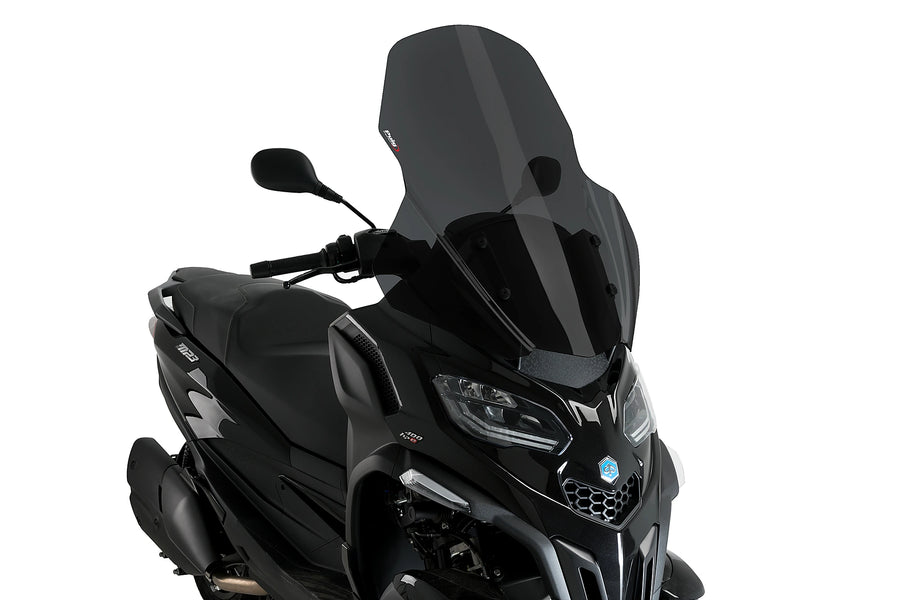 PIAGGIO MP3 530 EXCLUSIVE [2025] - V-Tech Line touring vindruta | Kraftigt tonad | PUIG 21374F