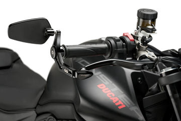 KTM RC 390 [2025] – Bromshandtagsskydd med backspegel Pro – Svart - 0