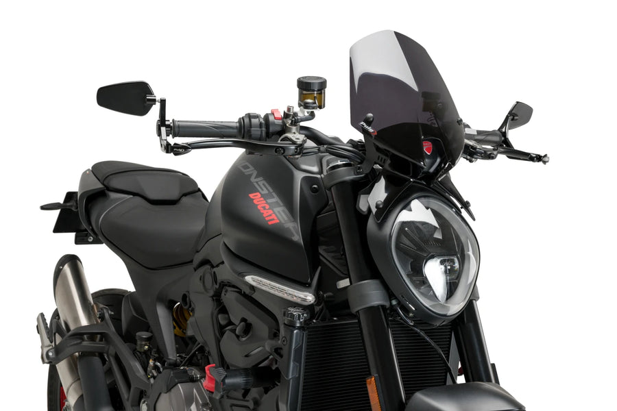 KTM RC 390 [2025] – Bemshebelschutz mit Ruckspiegel Pro – Schwarz