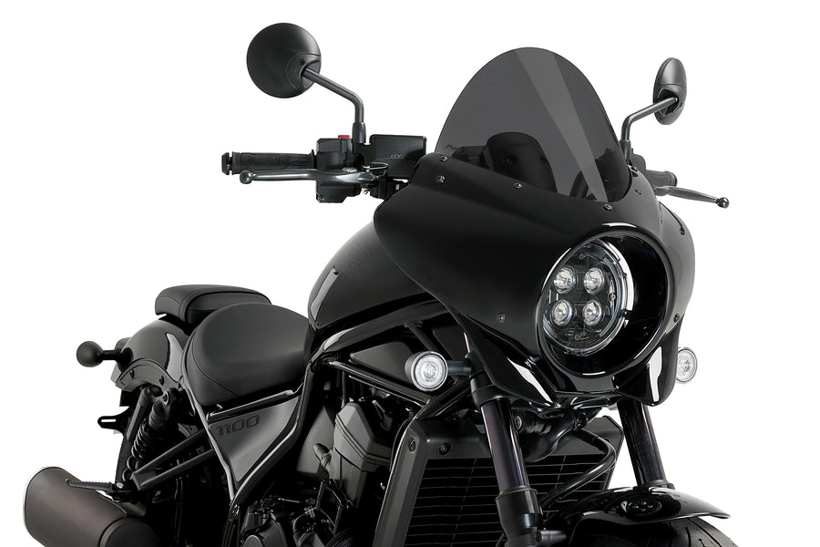 HONDA CMX 1100 REBEL DCT [2025] - Mirage Touring-Halbschalenverkleidung | Stark getönt | PUIG 21461F