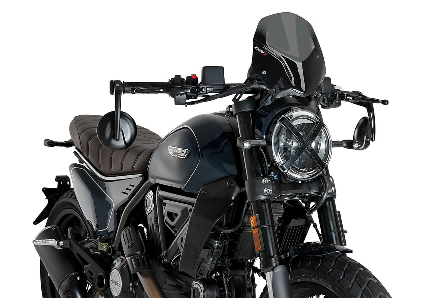 DUCATI SCRAMBLER FULL GAS [2025] - Ny generation sportvindruta | Kraftigt tonad | PUIG 21580F