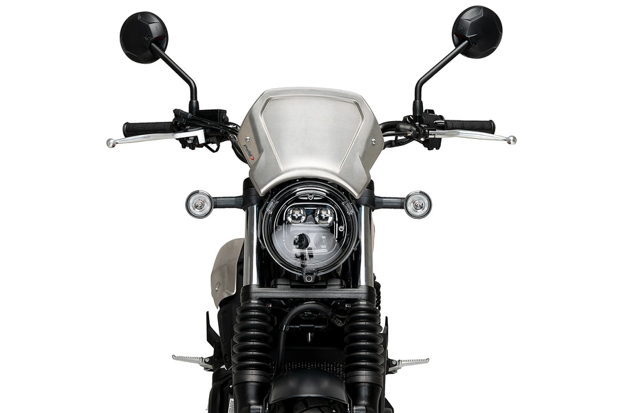 HONDA CL 500 [2025] - PUIG aluminium frontpanel | Silver | PUIG 21636P