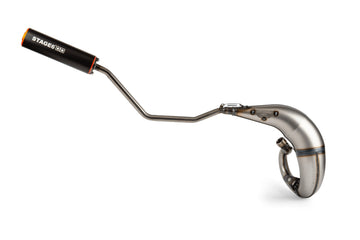 Beta RR Enduro 50 2T - Exhaust Streetrace High Mount CNC orange svart