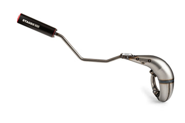 Beta RR SM 50 2T - Exhaust Streetrace High Mount CNC röd svart