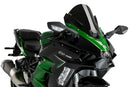 KAWASAKI NINJA H2 SX SE [2025] - Z-Racing-skärm | Svart | PUIG 21714N