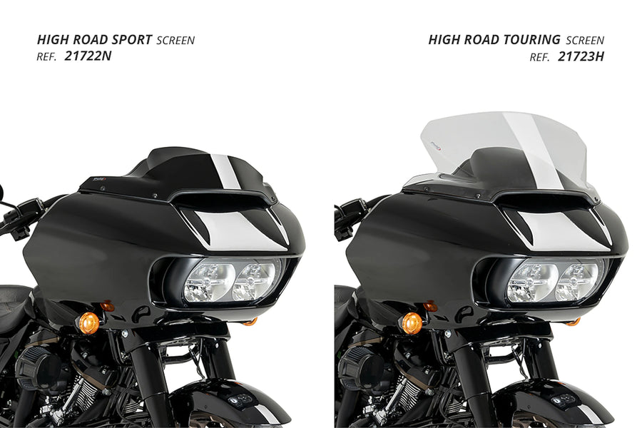 HARLEY DAVIDSON SOFTAIL LOW RIDER EL DIABLO FXRST [2022] - High-Road Touring Screen | Rensa | PUIG 21723W