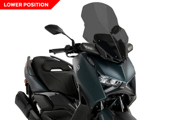 YAMAHA X-MAX 300 TECH MAX + [2024] - V-Tech Line Touring Vindruta | Kraftigt tonad | PUIG 21745F