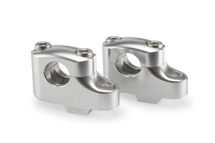 HONDA NC 750 X DCT [2024] - Pullback styrhöjare | Silver | PUIG 21750P