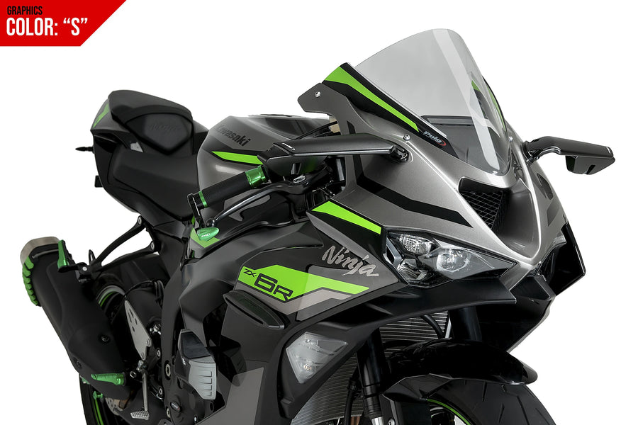 KAWASAKI ZX-6R [2025] - PUIG Z-Racing Screen | Grafik | PUIG 21831S
