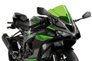 KAWASAKI ZX-6R [2025] - PUIG Z-Racing Screen | Grön | PUIG 21831V