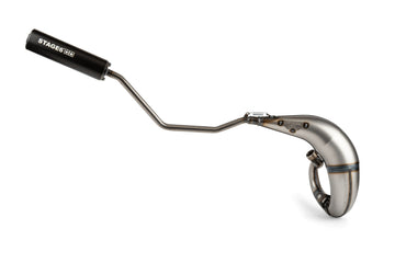 Beta RR Enduro 50 2T - Exhaust Streetrace High Mount CNC svart