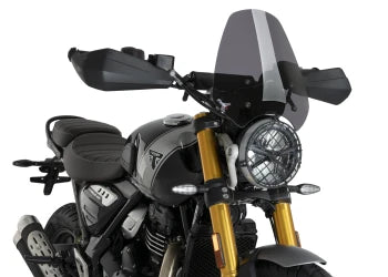 TRIUMPH SCRAMBLER 400X [2025] – Retro-Verkleidungscheibe – Stark getönt