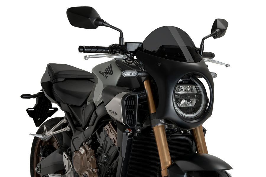 HONDA CB 650 R NEO SPORTS CAFE [2025] – Retro-Verkleidungscheibe – Schwarz