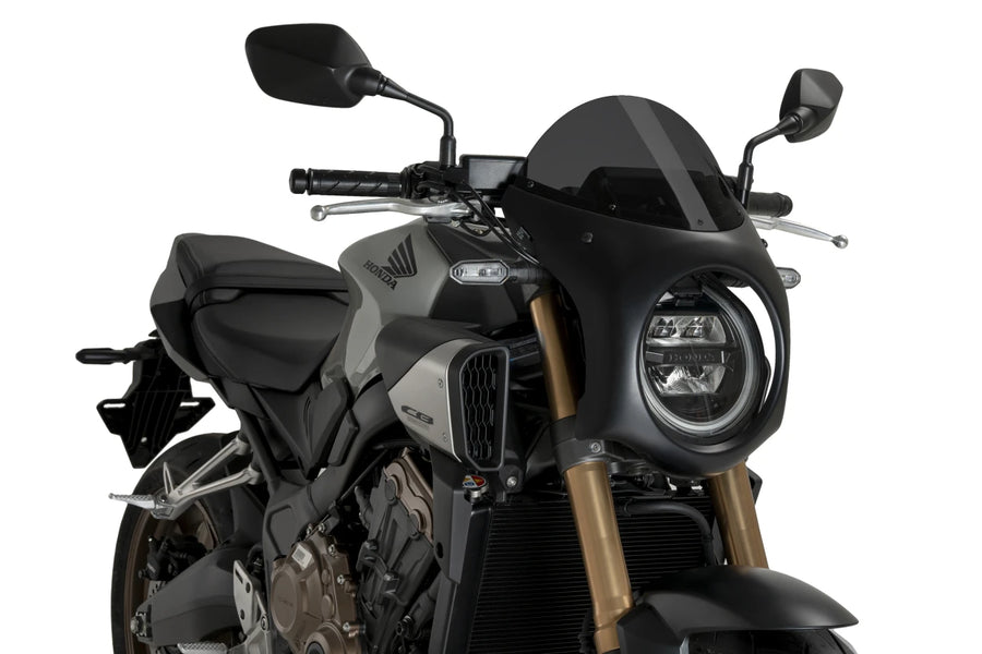 HONDA CB 650 R NEO SPORTS CAFE [2025] – Retro-Verkleidungscheibe – Schwarz