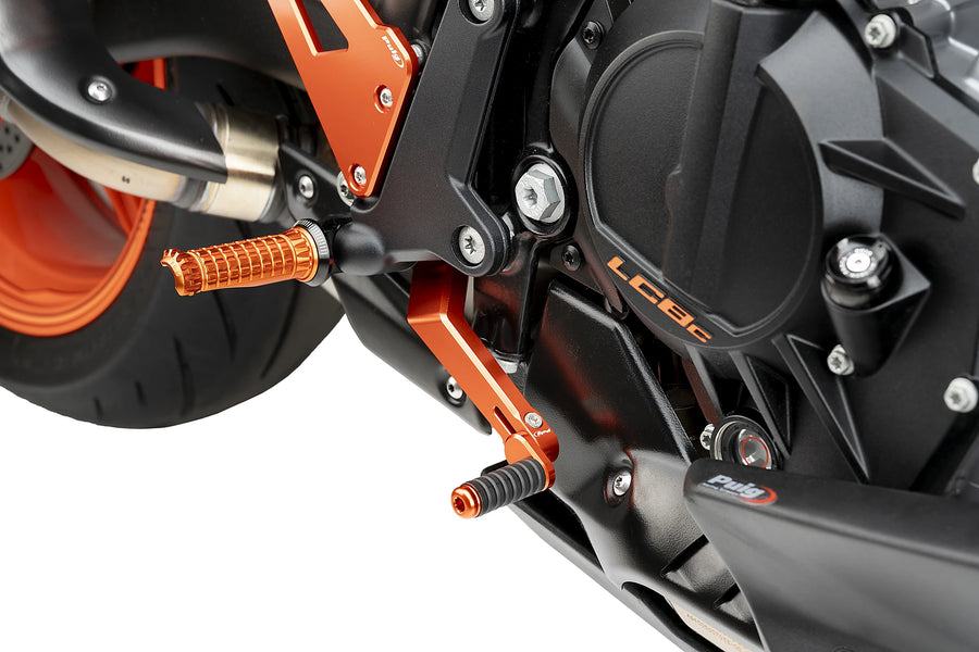 KTM 990 DUKE R [2025] - Justerbar bromsfotpedal | Orange | PUIG 22206T