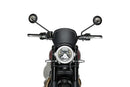 TRIUMPH SCRAMBLER 1200X [2025] - PUIG Frontplatte aus ABS | Mattschwarz | PUIG 22223J