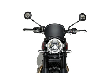 TRIUMPH SCRAMBLER 1200X [2025] - PUIG Frontplatte aus ABS | Mattschwarz | PUIG 22223J