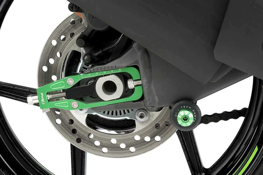 KAWASAKI ZX-6R NINJA [2025] - Kedjespännare | Grön | PUIG 22232V