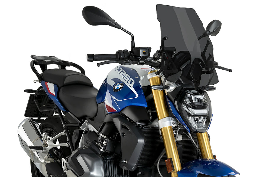 BMW R 1250 R [2025] - PUIG New Generation Touring Windshield | Kraftigt tonad | PUIG 22300F