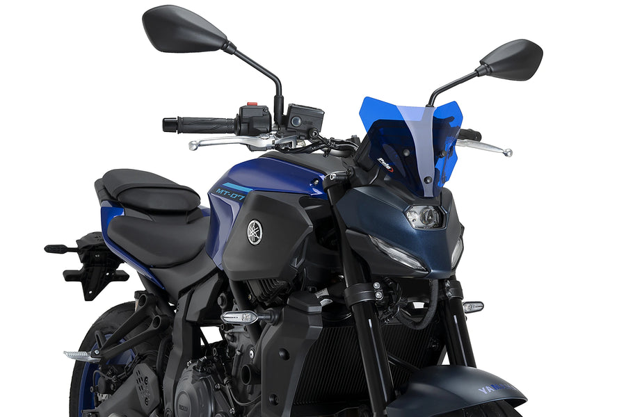 YAMAHA MT-07 Y-AMT [2025] - Ny generation sportvindruta | Blå | PUIG 22412A
