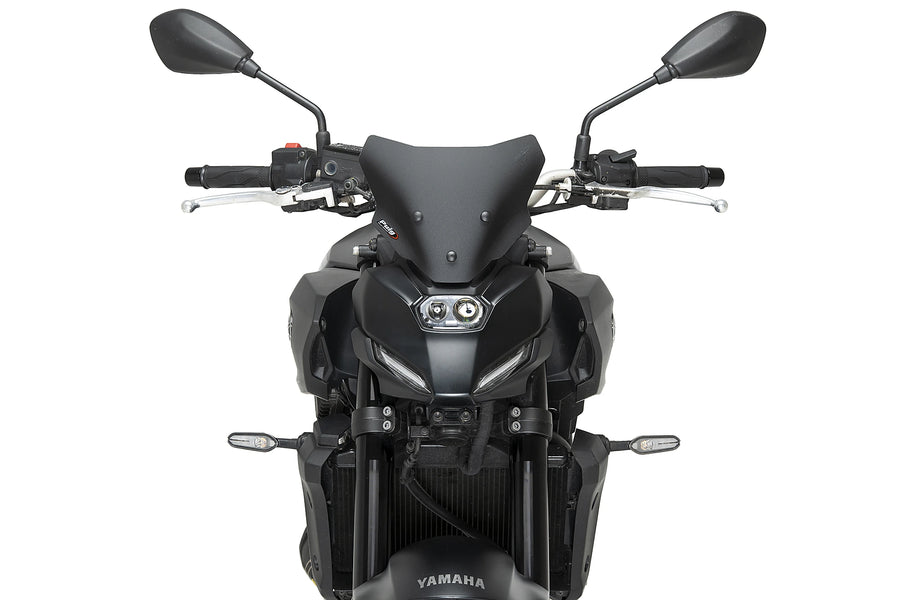 YAMAHA MT-07 Y-AMT [2025] - Ny generation sportvindruta | Matt svart | PUIG 22412J
