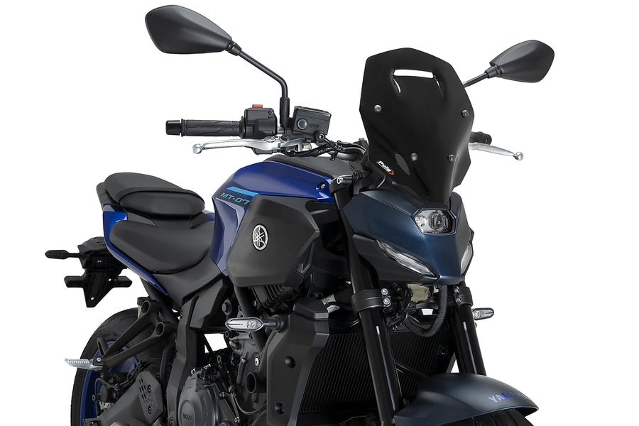 YAMAHA MT-07 [2025] - PUIG New Generation Touring Windschild | Schwarz | PUIG 22413N