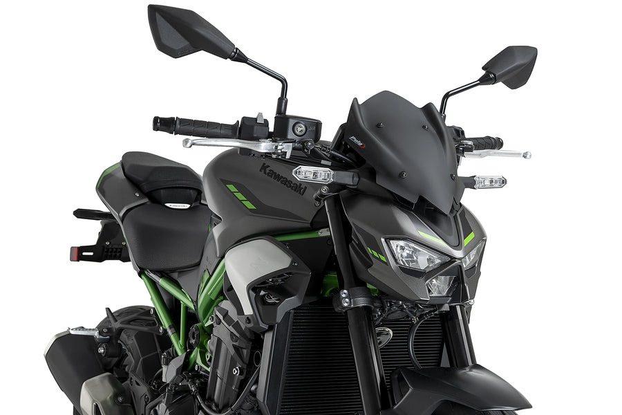 KAWASAKI Z 900 SE [2025] - Ny generation sportvindruta | Matt svart | PUIG 22439J