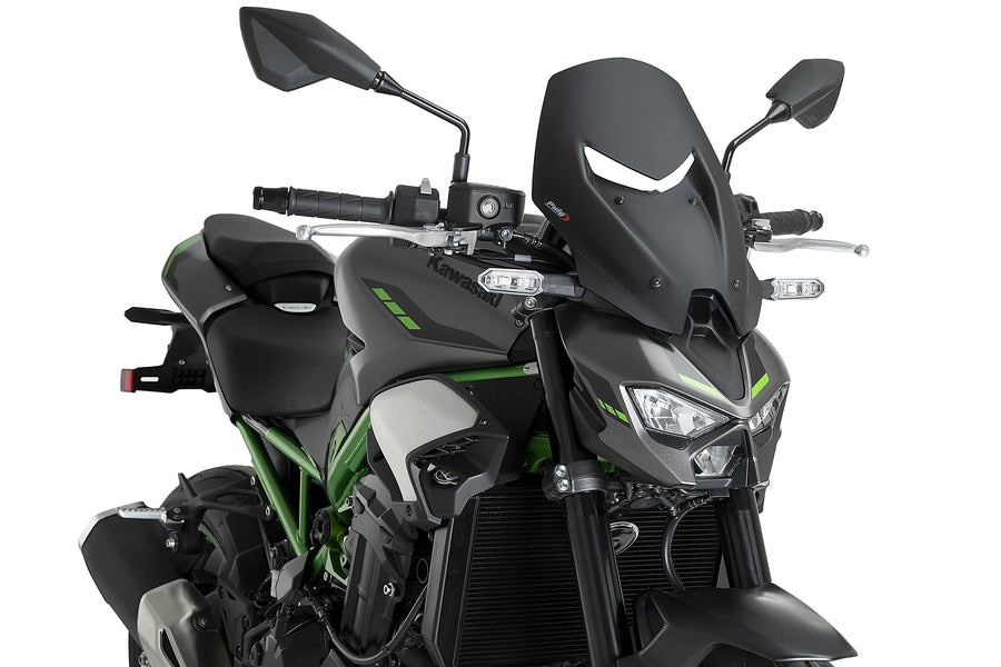 KAWASAKI Z 900 SE [2025] - New Generation Touring Windshield | Matt svart | PUIG 22440J