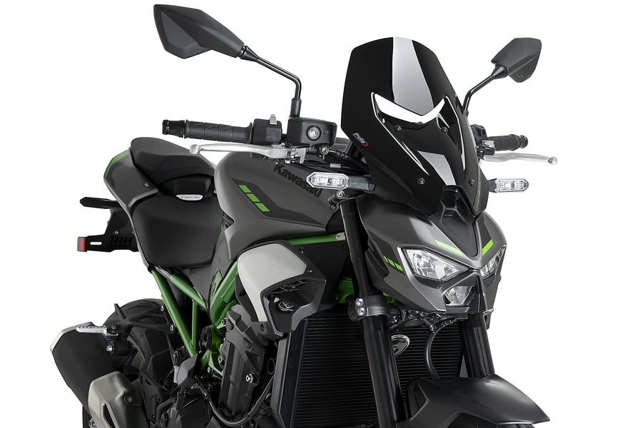 KAWASAKI Z 900 SE [2025] - New Generation Touring Windshield | Svart | PUIG 22440N