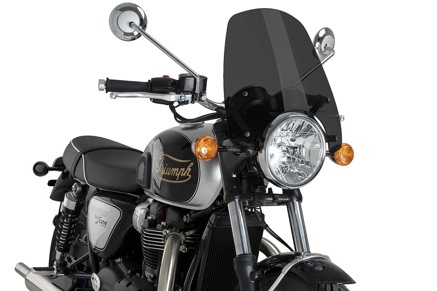 TRIUMPH BONNEVILLE T1 - New Generation Touring Windschild | Stark getönt | PUIG 22454F