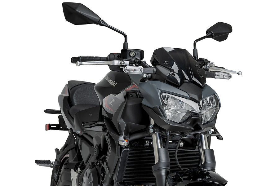 KAWASAKI Z 650 [2025] - D12 Spoiler | Schwarz | PUIG 22472N