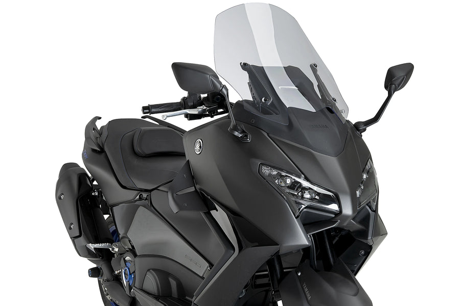 YAMAHA T-MAX 560 TECH MAX [2025] - D12 Spoiler | Matt svart | PUIG 22606J