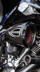 harley davidson touring [PERFORMANCE MACHINE (PM)] - C4-serien kolfiber luftfiltersats-3