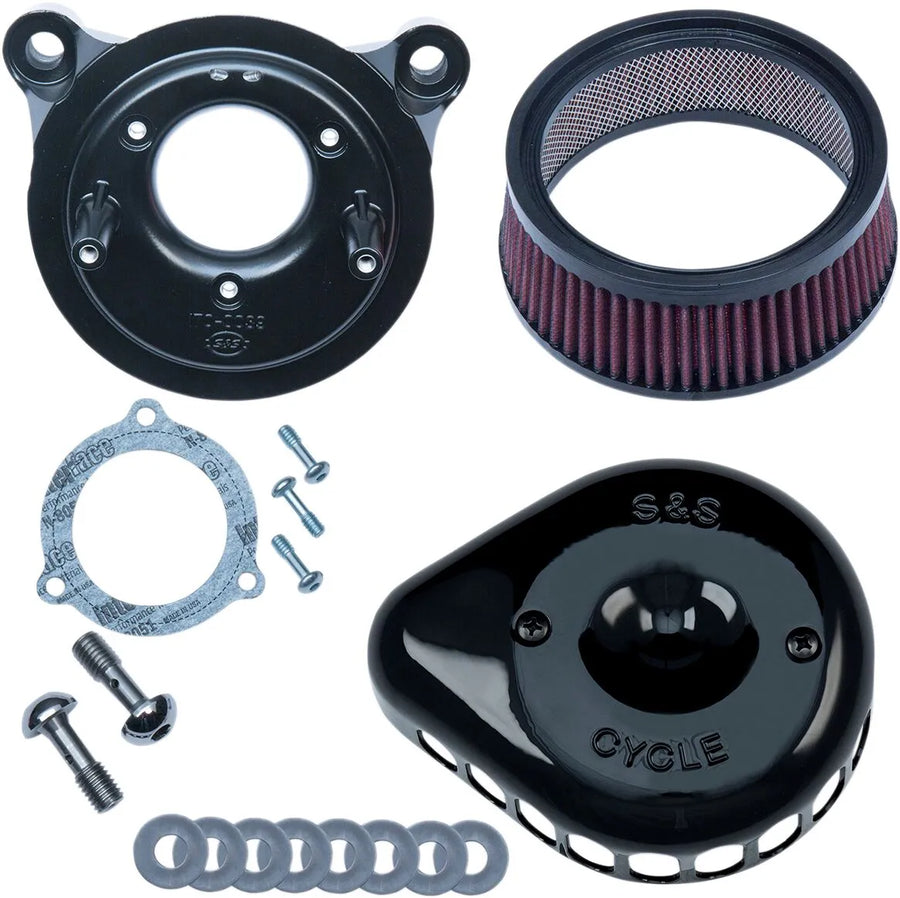 Harley-Davidson FLRT 1690 Freewheeler [2015-2016] - Mini Teardrop Stealth Luftfilter-Kit – Oberfläche: Schwarz – Bild 1