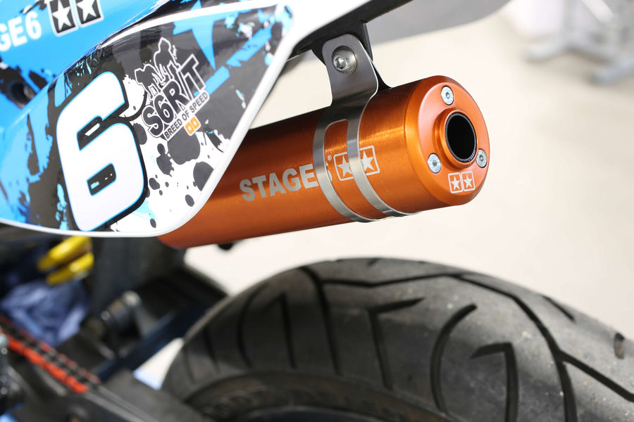 Derbi Senda DRD Racing SM 50 2T D50B0 [2012–] - Avgassystem 70cc CNC orange
