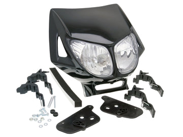 Aprilia RX Enduro 50 2T D50B0 [2007–] - Strålkastarmask dubbel optik