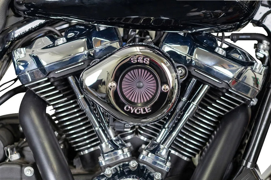 Harley-Davidson FXFB 1750 Softail Fat Bob 107 [2021] - Air Stinger Stealth Luftfiltersatz – Oberfläche: Verchromt – Bild 4