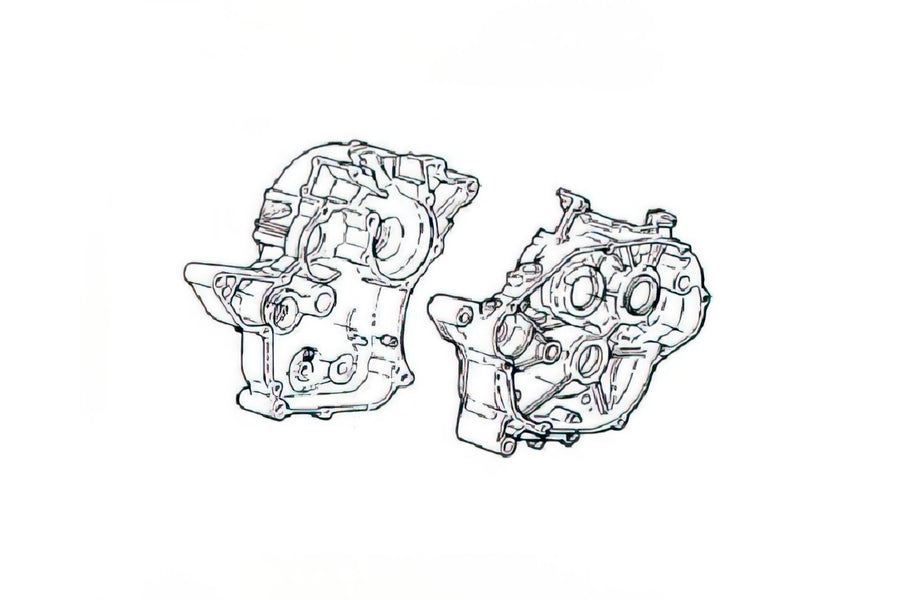 Beta RR SM 50 2T - motorhus original reservdel