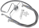 harley davidson flhri [DRAG SPECIALTIES] – Edelstahl-Bremsleitungs-Kit in verlängerter Ausführung-2