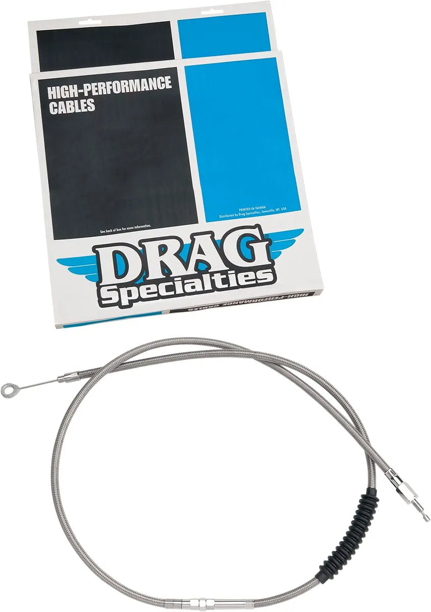 harley davidson fxs [DRAG SPECIALTIES] – Hocheffizientes geflochtenes Edelstahl-Kupplungsseil