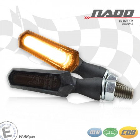 BMW R nineT – Nado COB-LED-Blinkerpaar mit Widerstands-Bundle für Universal-Umbau