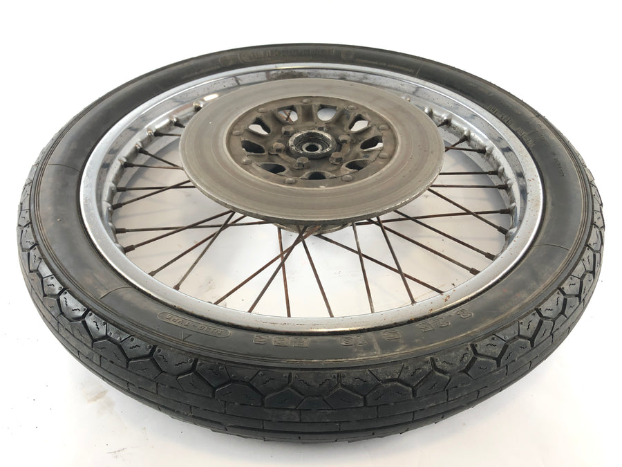 Suzuki T 500 [GT 500] - Framhjulets kant framför