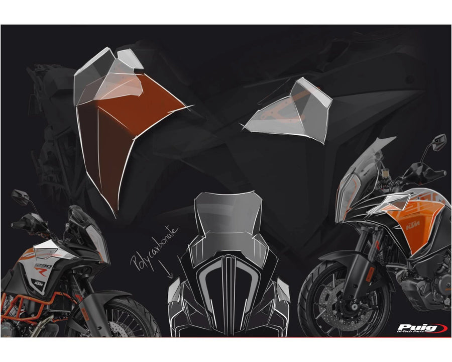 KTM 1290 SUPER ADVENTURE T [2023] – Oberer Deflector – Transparent