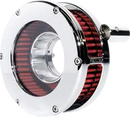 Harley-Davidson FXST 1584 Softail Standard [2008-2011] - BA Luftfilterkit – Oberfläche: Verchromt, Rot – Bild 6