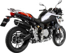 bmw f 850 gs [LEOVINCE] – Nero bakre ljuddämpare – rostfritt stål
